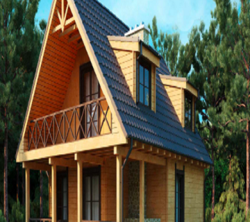 اجرای سقف شیبدار پرچین