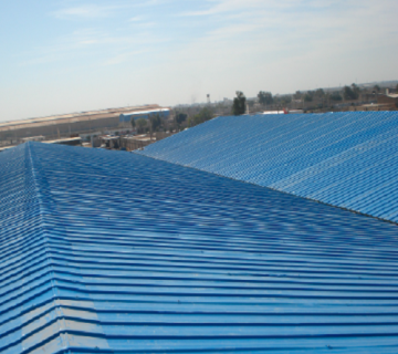 تعویض سقف شیبدار سوله1