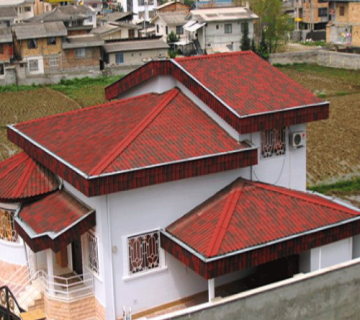 نصب سقف شیبدار چهارباغ