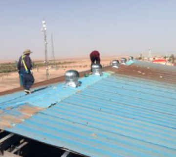 تعمیر سقف شیروانی قدیمی