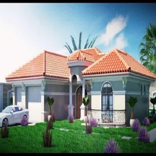 سقف شیروانی چهارشیب